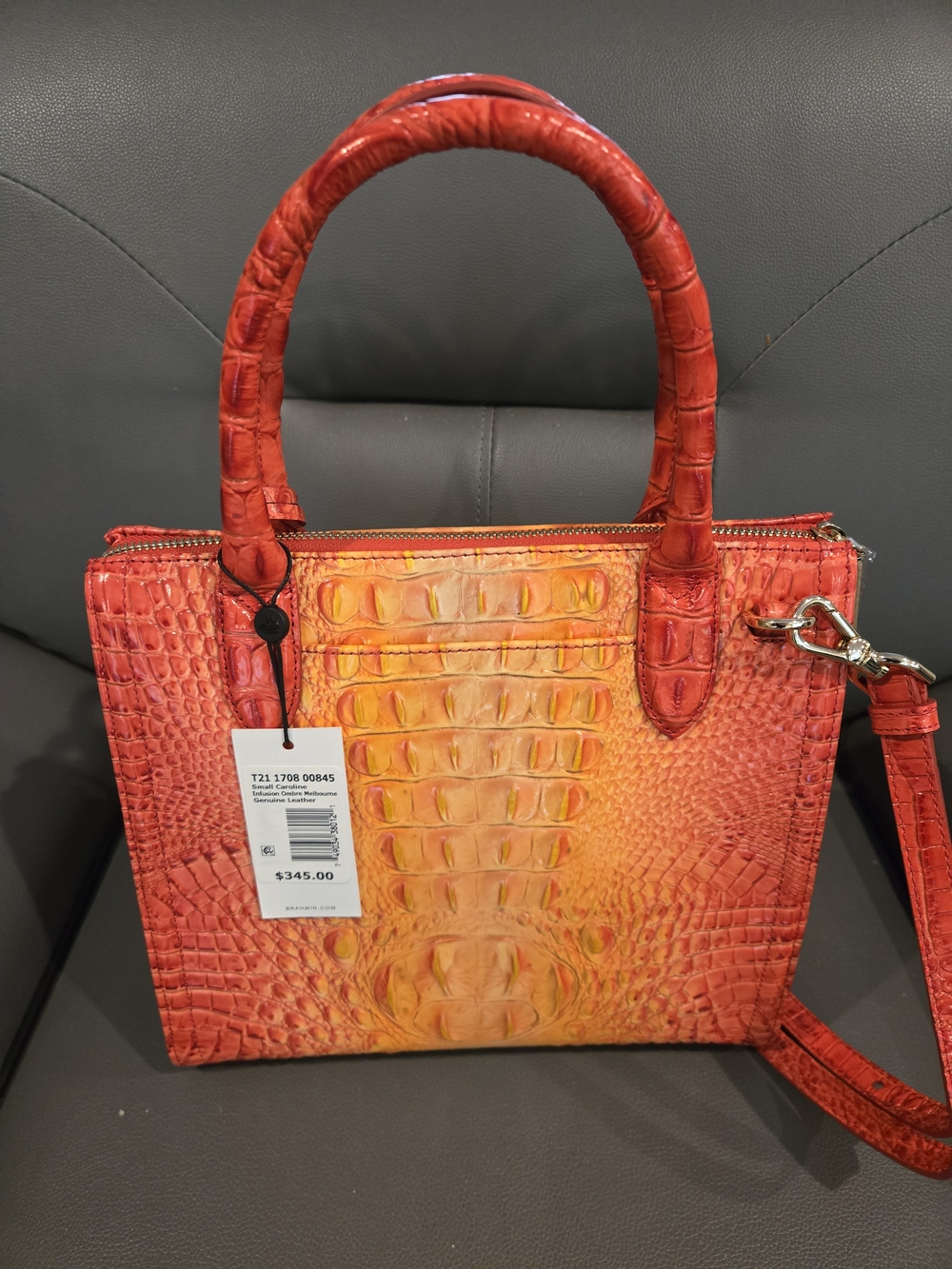 Brahmin Retired Infusion Ombrr Small Caroline Handbag. NWT.